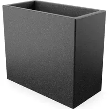 Кашпо Berkano Cubric 70*80 DB (черный гранит)