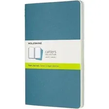 Набор блокнотов Moleskine Cahier Journal CH023B44 XLarge (3шт, голубой)