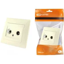 Розетка телевизионная TDM Electric Лама SQ1815-0120