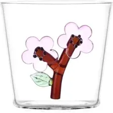 Стакан для воды и напитков Ichendorf Milano Botanica 09354271 (персиковые цветы)