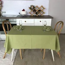 Скатерть ОМурМебель 150x120см прямоугольная (зеленый)