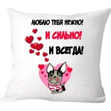 Подушка декоративная Print Style В день Святого Валентина 40х40dsv4