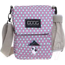 Сумка для дрессуры DOOG SB06 (розовый с каплями)