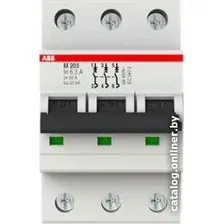Выключатель автоматический ABB M203-6.3 3P 6.3A Im=88A 25kA 3M 2CDA283799R0361