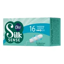 Тампоны женские гигиенические (16 шт) OLA! Silk Sense NORMAL