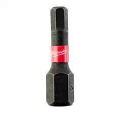 4932430895 БИТА УДАРНАЯ MILWAUKEE SHOCKWAVE HEX4 25 ММ (2 ШТ.), ВВЕЗЕНО - США