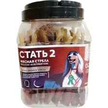 Лакомство для собак Green QZin Стать 2 Сушеное мясо утки на воловьей коже (750г)