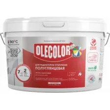 Эмаль Olecolor Для радиаторов отопления (2.5кг, полуглянцевый)