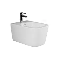 Подвесное биде CeramicaNova New Day CN3006 с донным клапаном (белый)