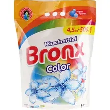 Порошок стиральный автомат Bronx Color, для цветного белья, 66 стирок, 5 кг