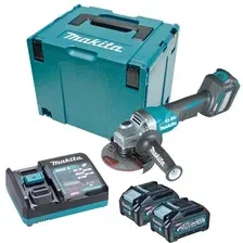 Угловая шлифмашина Makita GA029GM201 (с 2-мя АКБ, кейс)