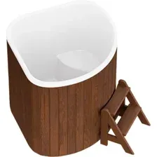 Купель Polarspa Corner термососна 130 (темный)