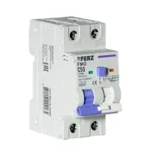 Дифференциальный автомат Dr.Ferz FMO-EL-1P+N 50A 30mA 6kA AC C 2M / 22100216FERZ