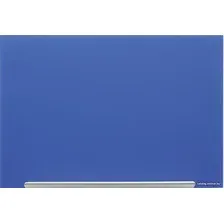 Магнитно-маркерная доска Nobo Diamond Glass Board Magnetic 993x559 (синий)