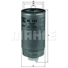 Топливный фильтр Mahle Knecht KC103