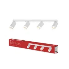 Светильник потолочный НПБ СПОТ-4xGU10-AR-WH под GU10 595x55x135 мм белый IN HOME 4690612058214