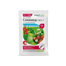Слизнеед Нео AVGUST, инсектицид от слизней и улиток (56г)