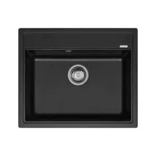 Мойка AquaSanita Rock SQR 101 601 AW black metallic