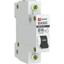 Выключатель автоматический EKF Basic mcb4729-2-16-B