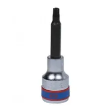 Головка торцевая 1/2 с вставкой-битой TORX T30х80 мм с отверстием KING TONY 403730