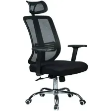 офисное кресло Kingstyle AT-11 Vismi Chrome, черный