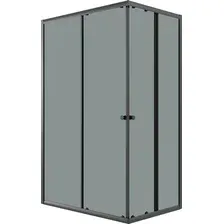 Душевой уголок Niagara Eco NG-1118-14QT 110x80x190 (черный/стекло тонированное)