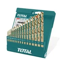 Набор сверл по металлу (19 шт.) TOTAL TACSD0195