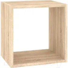 Полка-ячейка Кортекс-мебель Дельта-1 36x36 (дуб сонома)