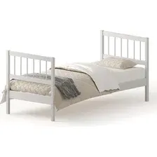 Кровать Домаклево Лето 90x190+В4+В4 (белый)