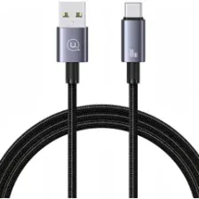Кабель USAMS US-SJ663 Sufeng Type-C 1.2m Black 