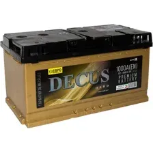 Автомобильный аккумулятор DECUS 6СТ- 110 золото о.п. (110 А·ч)