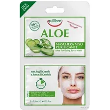 Маска для лица "Aloe. Очищающая" (2 шт. х 7,5 мл)