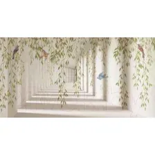 Фотообои листовые Citydecor Flower Tunnel 3D 4 (500x260)