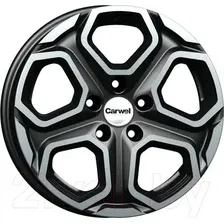 Литые диски Carwel Бала 241 16x6.5" 5x114.3мм DIA 66.1мм ET 40мм AB