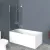 Стеклянная шторка для ванны BelBagno UNO-V-1-80/150-C-Cr