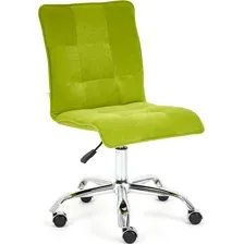 офисное компьютерное кресло Tetchair Zero (флок), оливковый
