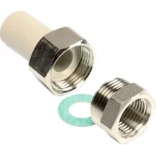 Фитинг Wavin Ekoplastik Штуцер ПП с внутр. резьб. 25х3/4'' [SSI02525XX]