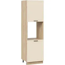 Шкаф напольный Трия Лорас 1П6 (дуб крафт золотой/холст брюле)
