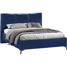 Кровать Трия Делана Тип 1 с подъемным механизмом 160x200 (микровелюр Wellmart Blue)
