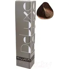 Крем-краска для волос Estel De Luxe Silver 5/75 (светлый шатен коричнево-красный)