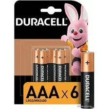 Батарейка DURACELL Basic LR03 6 шт