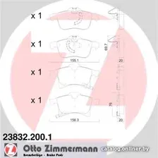Тормозные колодки Zimmermann 238322001