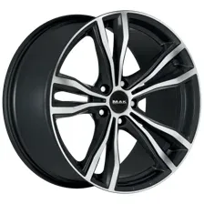 Литой диск MAK X-Mode 19x9" 5x120мм DIA 74.1мм ET 18мм Black Mirror