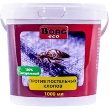 Порошок от насекомых Borg Eco против постельных клопов, 1 л