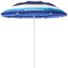 Зонт пляжный Sundays HYB1811, синий/белый