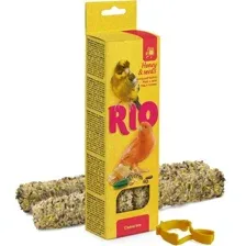 Палочки RIO для канареек с медом и полезными семенами, 2х40 г
