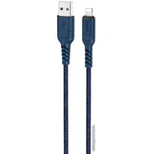 Кабель Hoco X59 Victory USB Type-A - Lightning (1 м, синий)