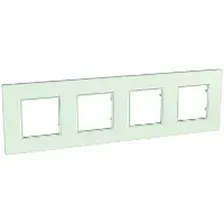 Рамка Schneider Electric Unica MGU2.708.17 (зеленый)