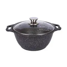 Кастрюля Kukmara (2л) кго22а "Granit ultra original" (стекл. крышка)