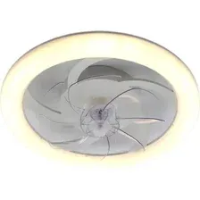 Припотолочная люстра Estares Fan Simple 65W+18W R-APP-480x125-BLACK/WHITE-220-IP20